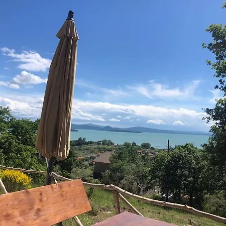 Villetta Con Meravigliosa Vista Lago E Piscina Apartamento Passignano sul Trasimeno